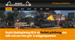 Desktop Screenshot of bosnasmaskingravning.se